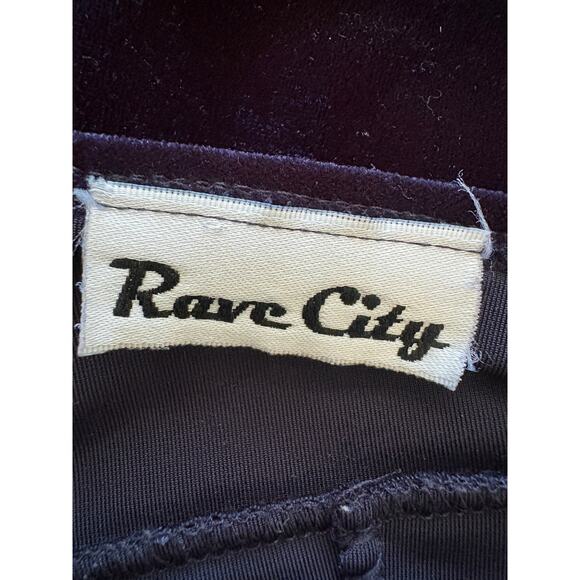 Y2K Velvet Halter Dress Rhinestone Navy Blue Floral Babydoll Bling Gothic Mini - Picture 4 of 5